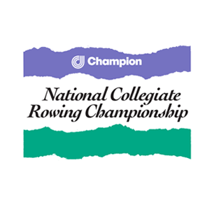 Champion International National Collegiate Rowing Championship logo Art Direction by: Bart Crosby, Crosby Associates